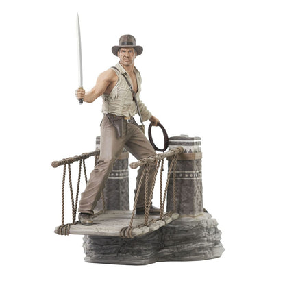 DIAMOND SELECT TOYS - Indiana Jones and The Temple of Doom DeLuxe Gallery Pvc Statue Rope Bridge 28 cm