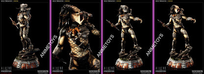 SIDESHOW - Aliens vs Predator - Requiem - Wolf Predator - Statue