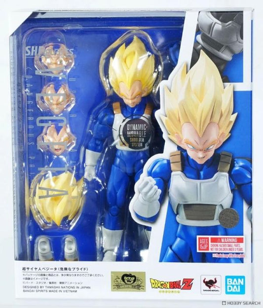 BANDAI - Dragon Ball Z Super Saiyan Vegeta Dangerous Pride Shf
