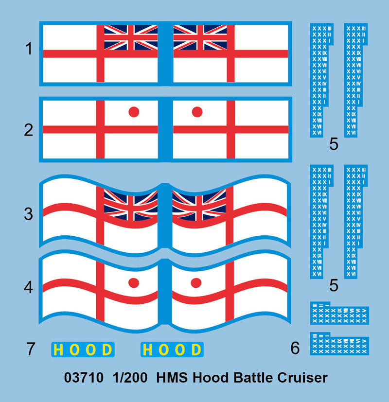 TRUMPETER -  HMS Hood 1/200