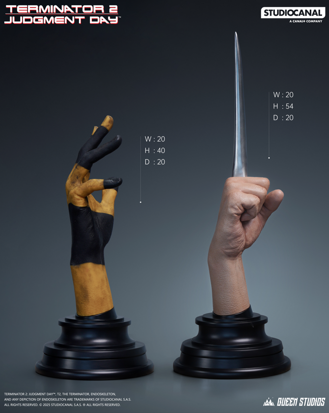 QUEEN STUDIOS - T-1000 Life-Size Bust - Terminator 2