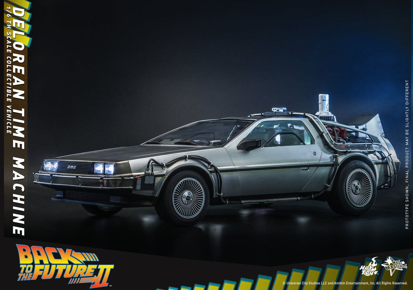 HOT TOYS - Back To The Future - DeLorean Time Machine 1/6 Scale