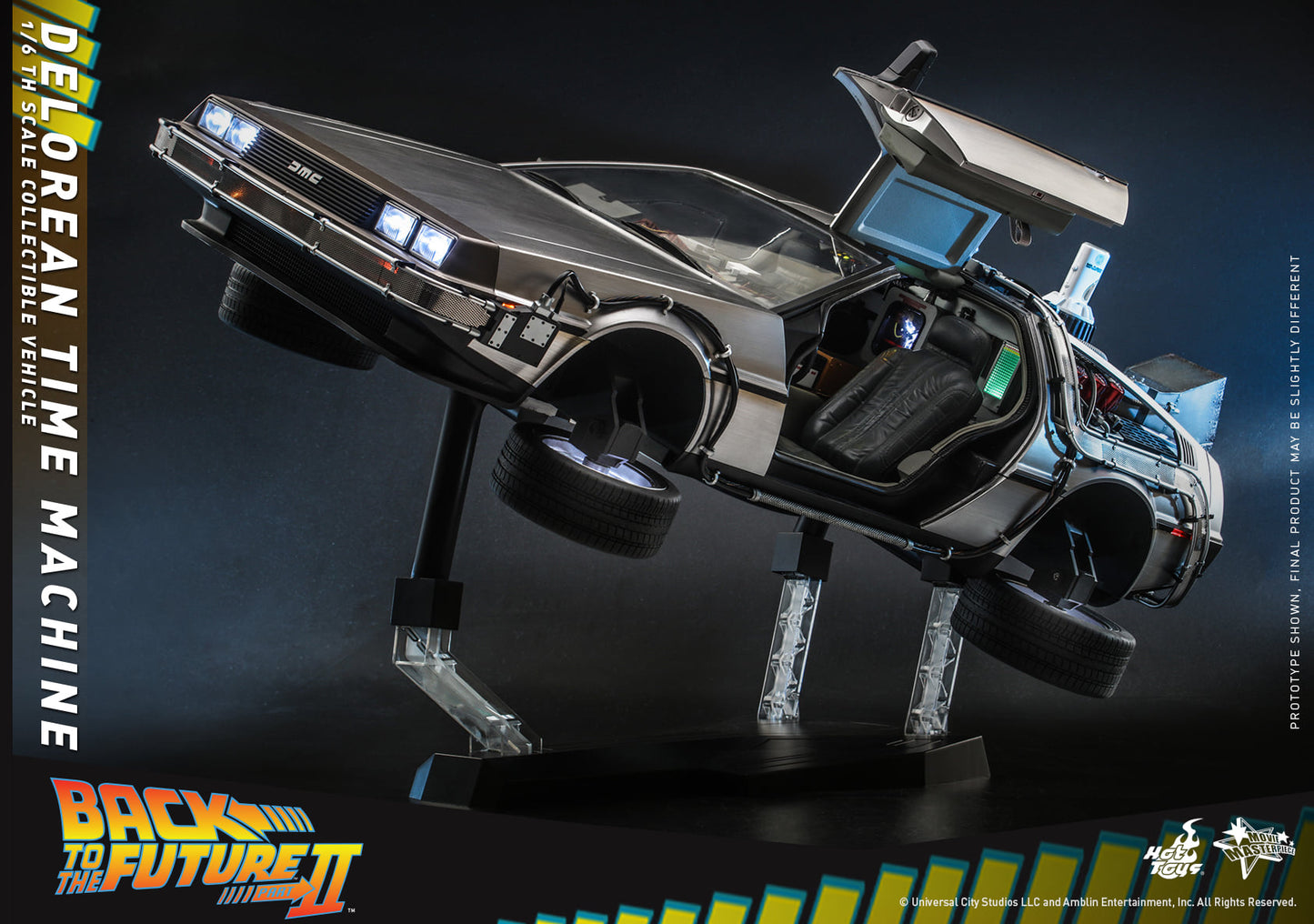 HOT TOYS - Back To The Future - DeLorean Time Machine 1/6 Scale