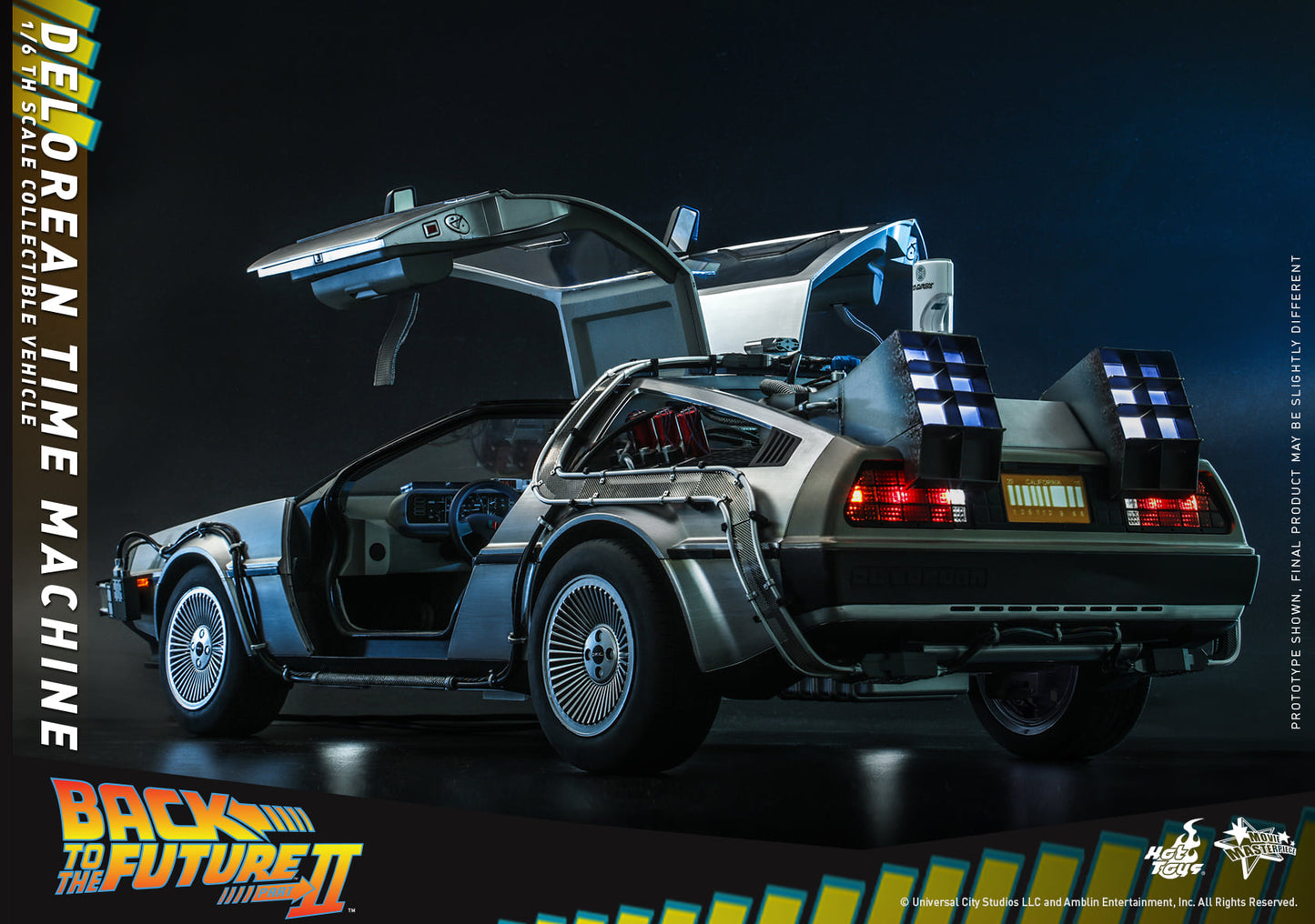 HOT TOYS - Back To The Future - DeLorean Time Machine 1/6 Scale