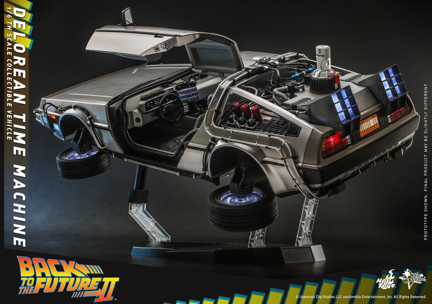 HOT TOYS - Back To The Future - DeLorean Time Machine 1/6 Scale