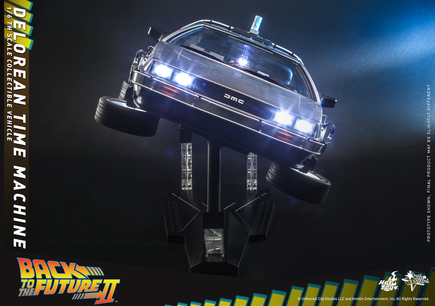 HOT TOYS - Back To The Future - DeLorean Time Machine 1/6 Scale