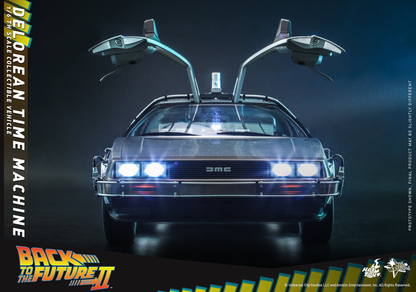 HOT TOYS - Back To The Future - DeLorean Time Machine 1/6 Scale