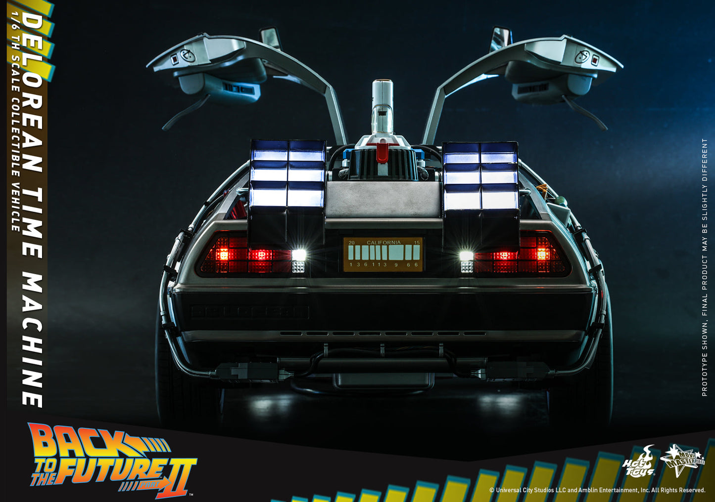 HOT TOYS - Back To The Future - DeLorean Time Machine 1/6 Scale