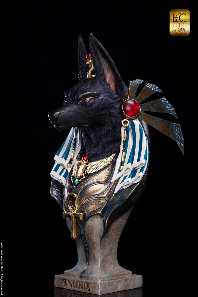 ELITE CREATURE - Anubis Life-Size Bust by Miyo Nakamura