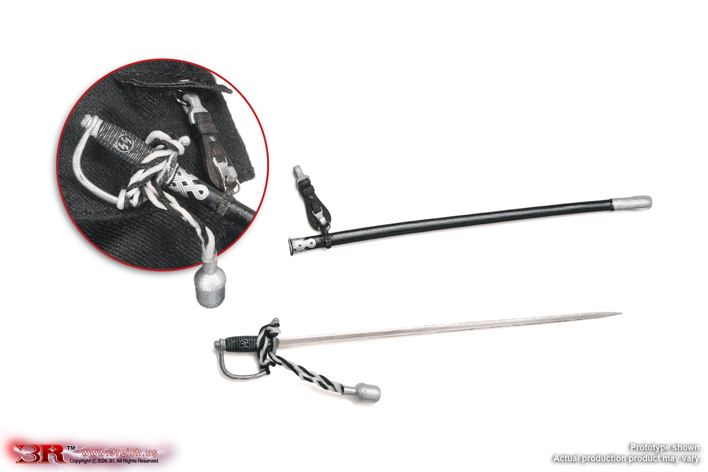 DID/3R - Heinrich Himmler (Black Ver.) 1/12 Scale Mini Reich Series TG80008