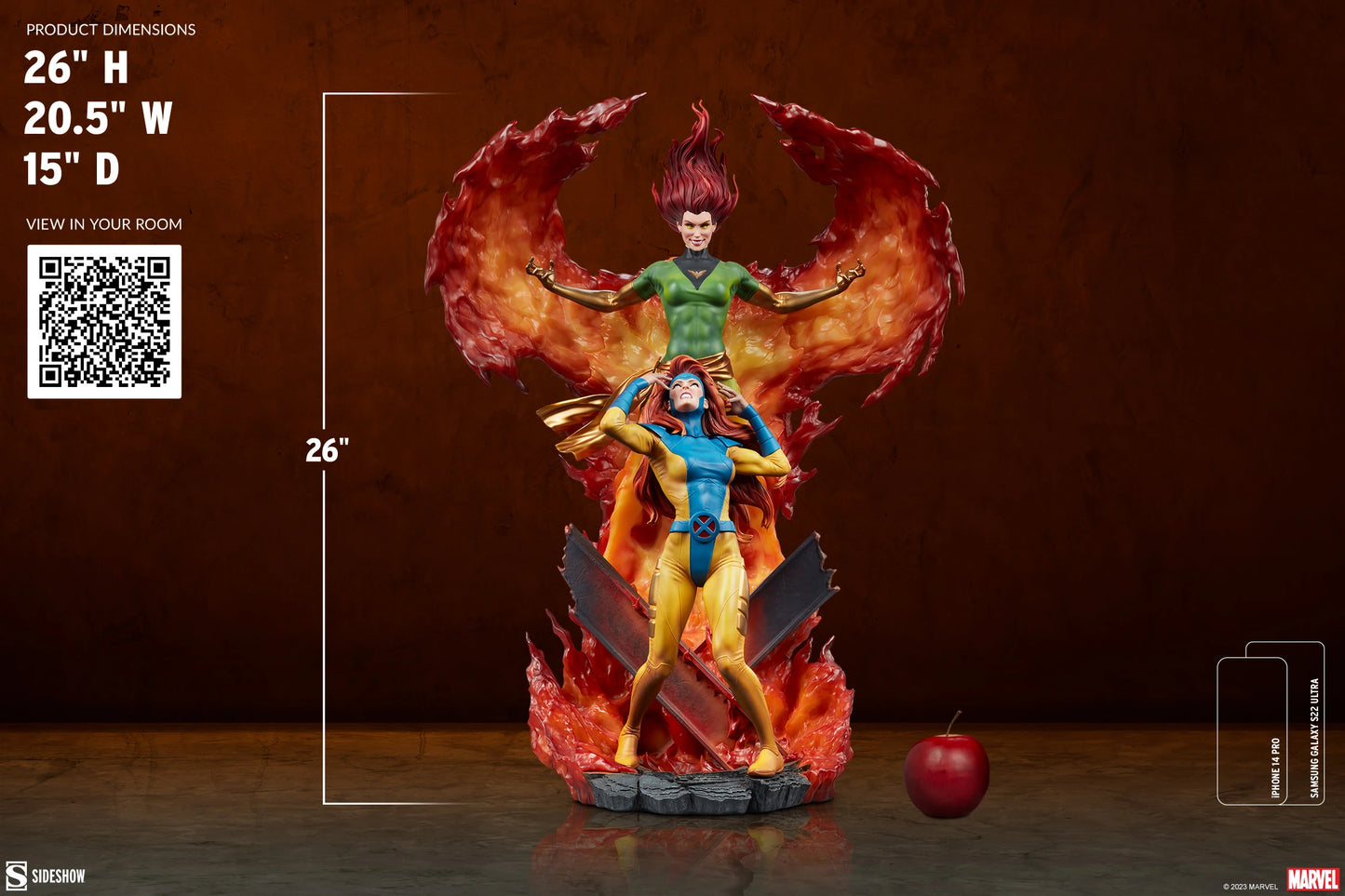 SIDESHOW - MARVEL - Phoenix and Jean Grey - Maquette