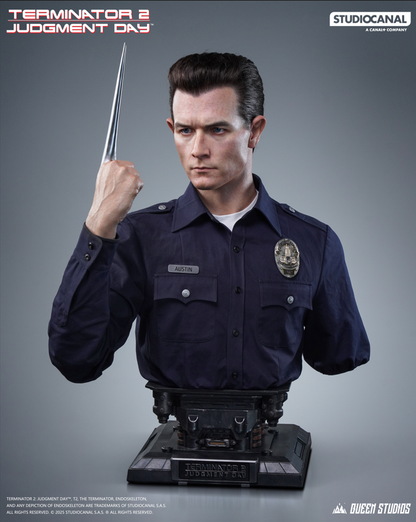 QUEEN STUDIOS - T-1000 Life-Size Bust - Terminator 2