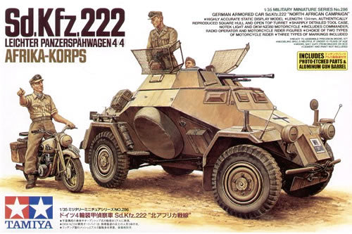 TAMIYA - Sd.Kfz.222 Leichter Panzerspahwagen 4x4 Afrika Korps  1/35