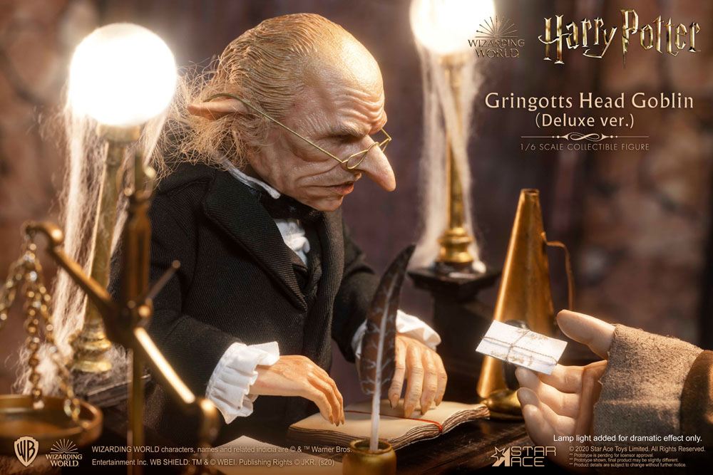 STAR ACE - Harry Potter My Favourite Movie Action Figure 1/6 Gringotts Head Goblin Deluxe Version