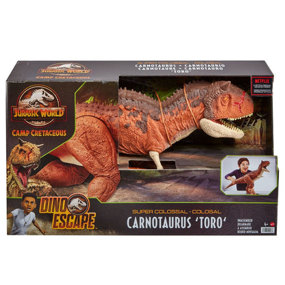 MATTEL - Jurassic World Camp Cretaceous Action Figure Super Colossal Carnotaurus Toro 41 cm