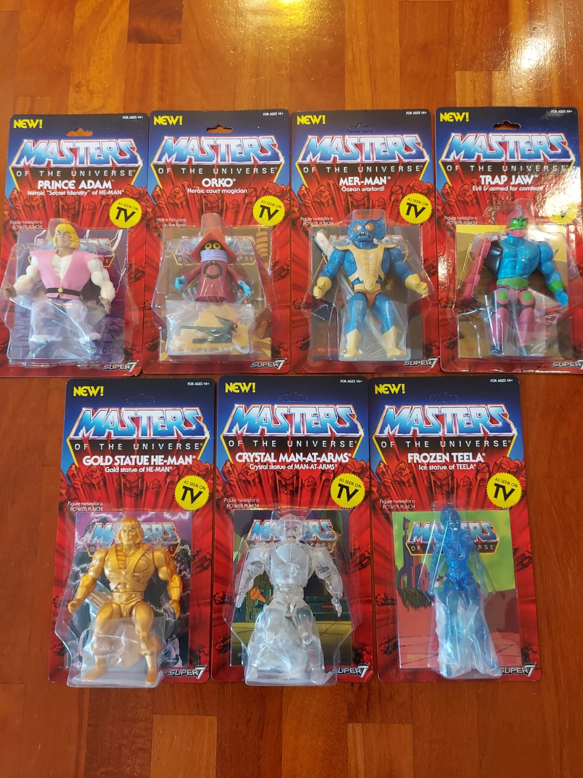 SUPER 7 - Masters of the Universe - Vintage Wave 1 -2- 3