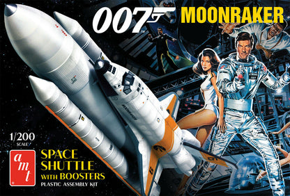 AMT - James Bond Moonraker Shuttle with Boosters 1/200