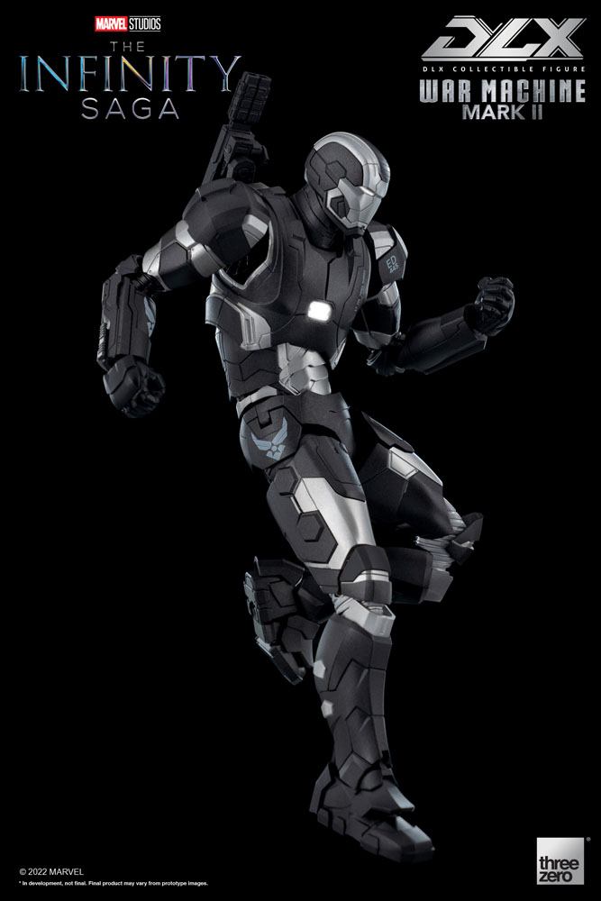 THREEZERO - Infinity Saga DLX Action Figure 1/12 War Machine Mark 2 17 cm