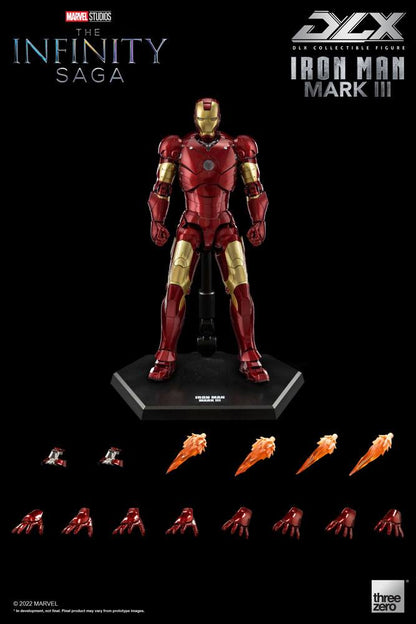 THREEZERO - Infinity Saga DLX Action Figure 1/12 Iron Man Mark 3 17 cm