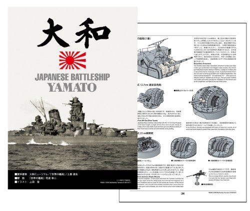 TAMIYA  MODEL KIT - 1:350 Japanese Battleship Yamato Premium #78025