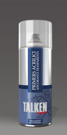 TALKEN - Primer Acrilico Trasparente per Plastica Spray