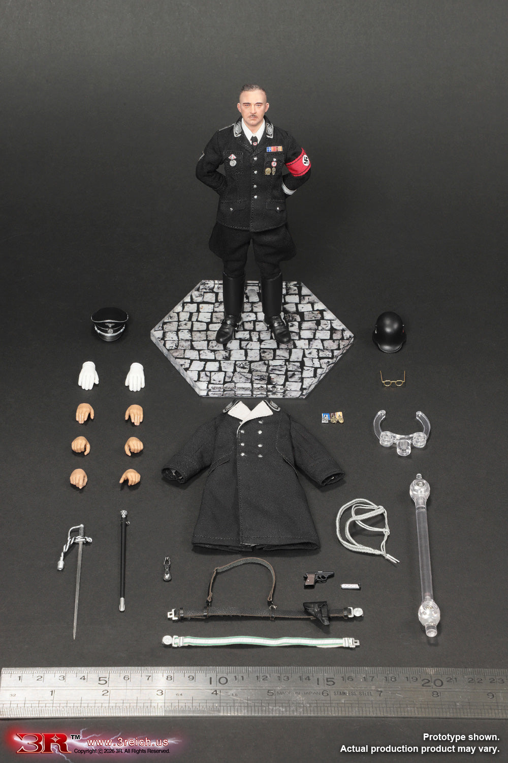 DID/3R - Heinrich Himmler (Black Ver.) 1/12 Scale Mini Reich Series TG80008