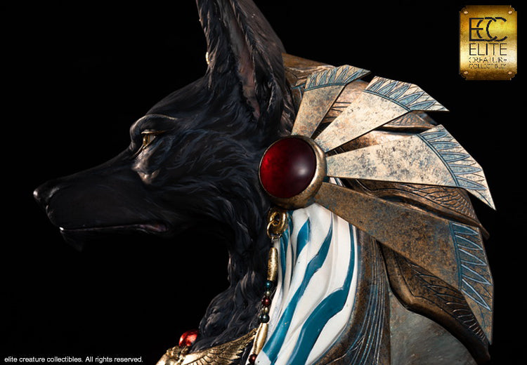 ELITE CREATURE - Anubis Life-Size Bust by Miyo Nakamura