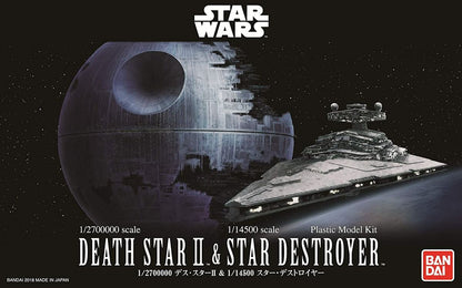 BANDAI MODEL KIT - Star Wars Model Kit Death Star II & Imperial Star Destroyer