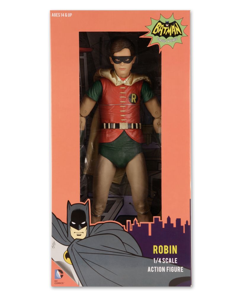 NECA - Dc Comics - Batman 1966 18 Burt WD as Robin Action Figure