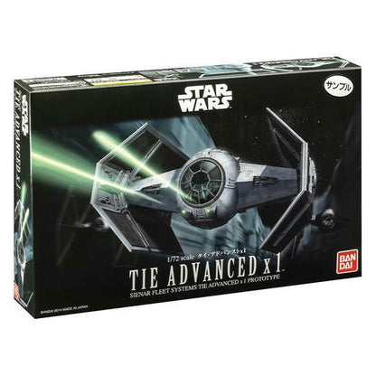 BANDAI MODEL KIT - Star Wars TIE Advanced Fighter 1/72