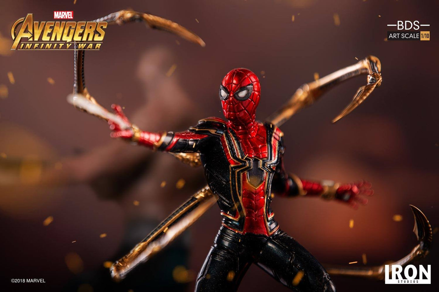 IRON STUDIO - Marvel - Avengers Infinity War - Iron Spider Man BDS 1:10 Art Statue