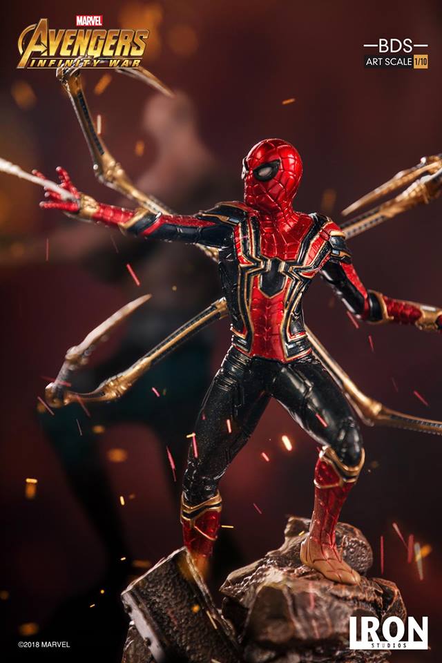 IRON STUDIO - Marvel - Avengers Infinity War - Iron Spider Man BDS 1:10 Art Statue