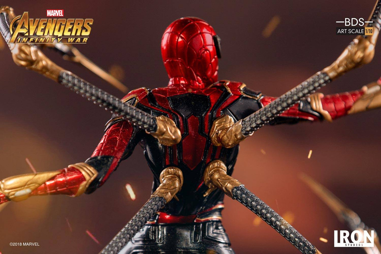 IRON STUDIO - Marvel - Avengers Infinity War - Iron Spider Man BDS 1:10 Art Statue