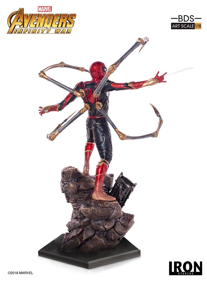 IRON STUDIO - Marvel - Avengers Infinity War - Iron Spider Man BDS 1:10 Art Statue