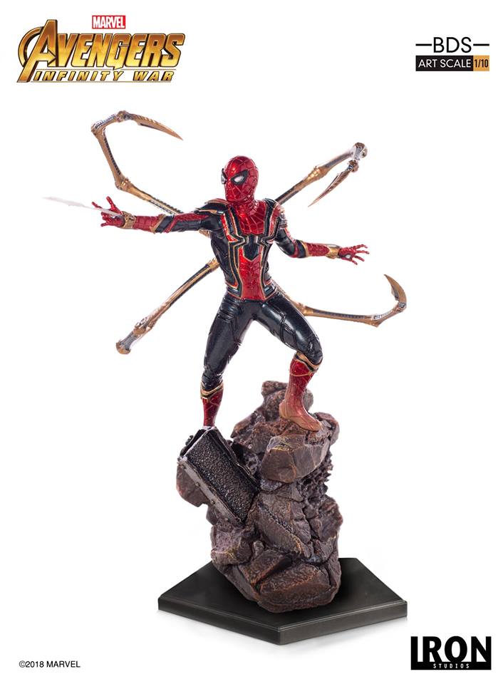 IRON STUDIO - Marvel - Avengers Infinity War - Iron Spider Man BDS 1:10 Art Statue