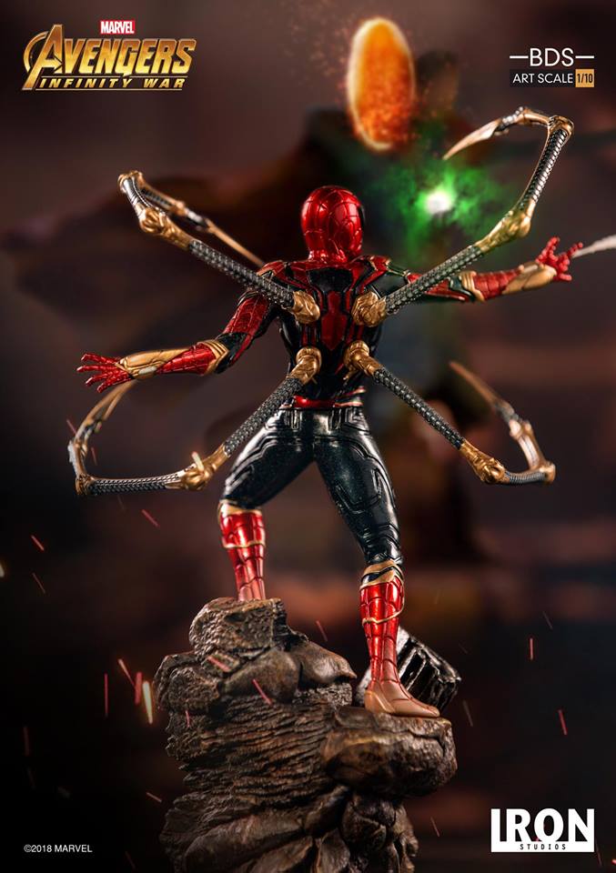 IRON STUDIO - Marvel - Avengers Infinity War - Iron Spider Man BDS 1:10 Art Statue