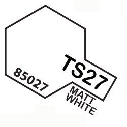 TAMIYA - Spray Color Matt White  TS-27
