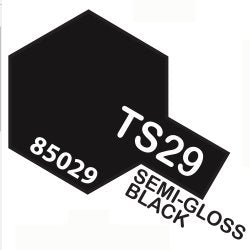 TAMIYA - Spray Semi Gloss Black  TS-29