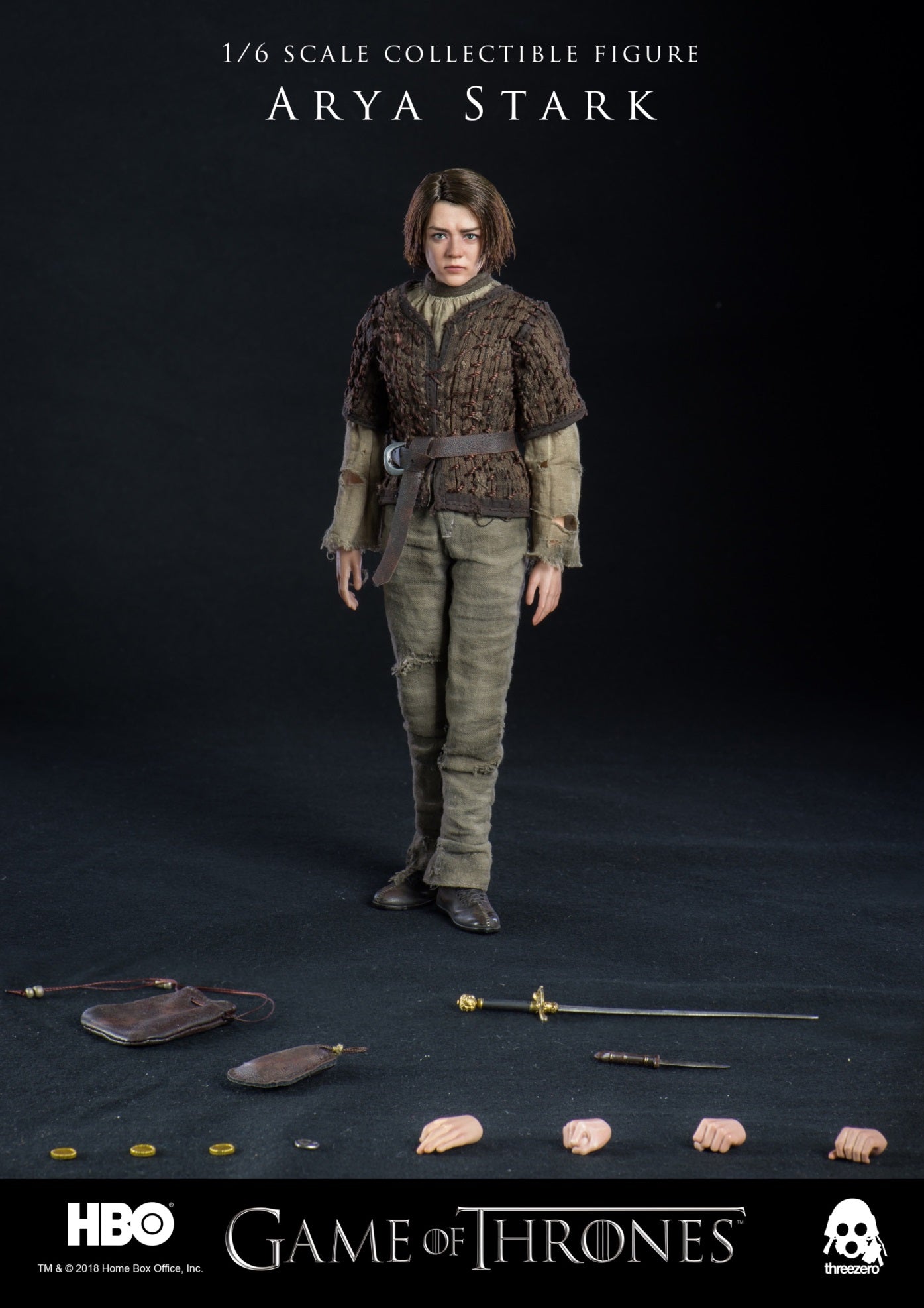 THREEZERO - Game of Thrones - Aria Stark- 1:6 Scale Figure