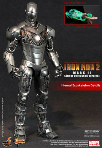 HOT TOYS - Marvel - Iron Man II Mark II ( Armor Unleashed Ver ) EXCLUSIVE Edition 1:6 Action Doll