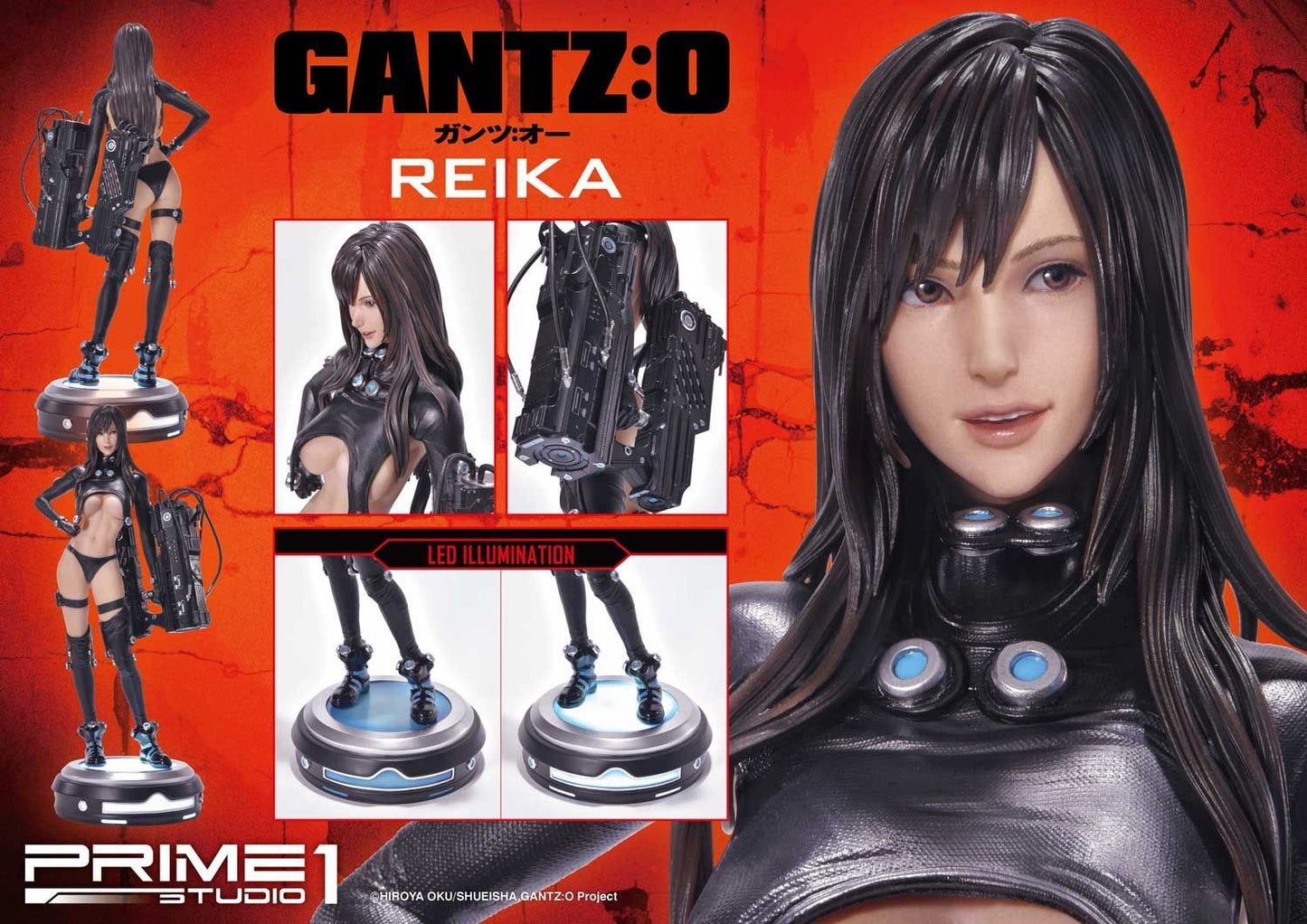 PRIME 1 – GANTZ:O1 REIKA STATUE 53 cm - Black Edition