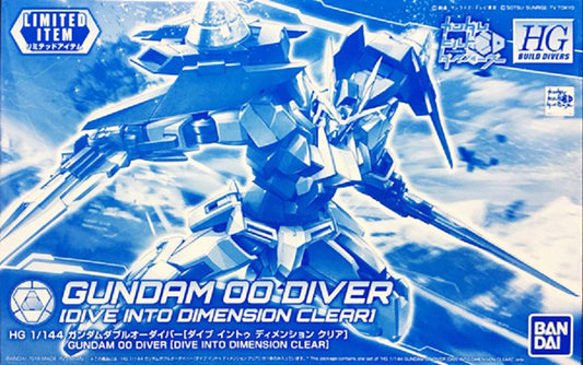 BANDAI - Gunpla - HG Build Diver - Gundam 00 Diver [Dive into Dimension Clear] 1/144