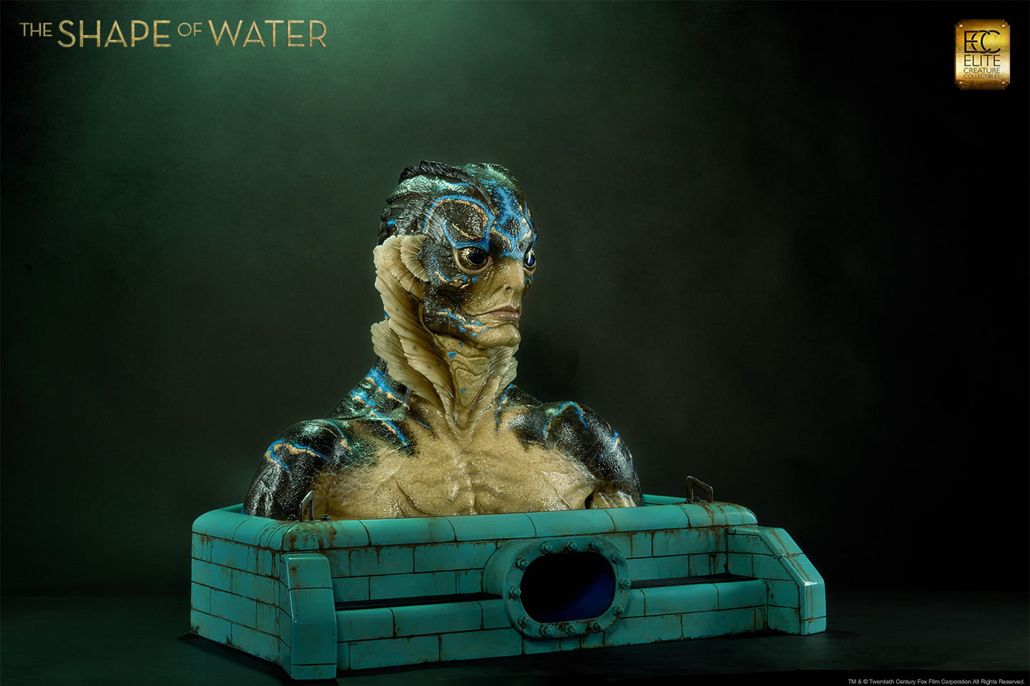 ECC ELITE CREATURE COLLECTIBLES - The Shape of Water - Life Size Bust 1:1