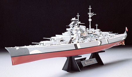 TAMIYA MODEL KIT - 1/350 German Battleship Bismarck