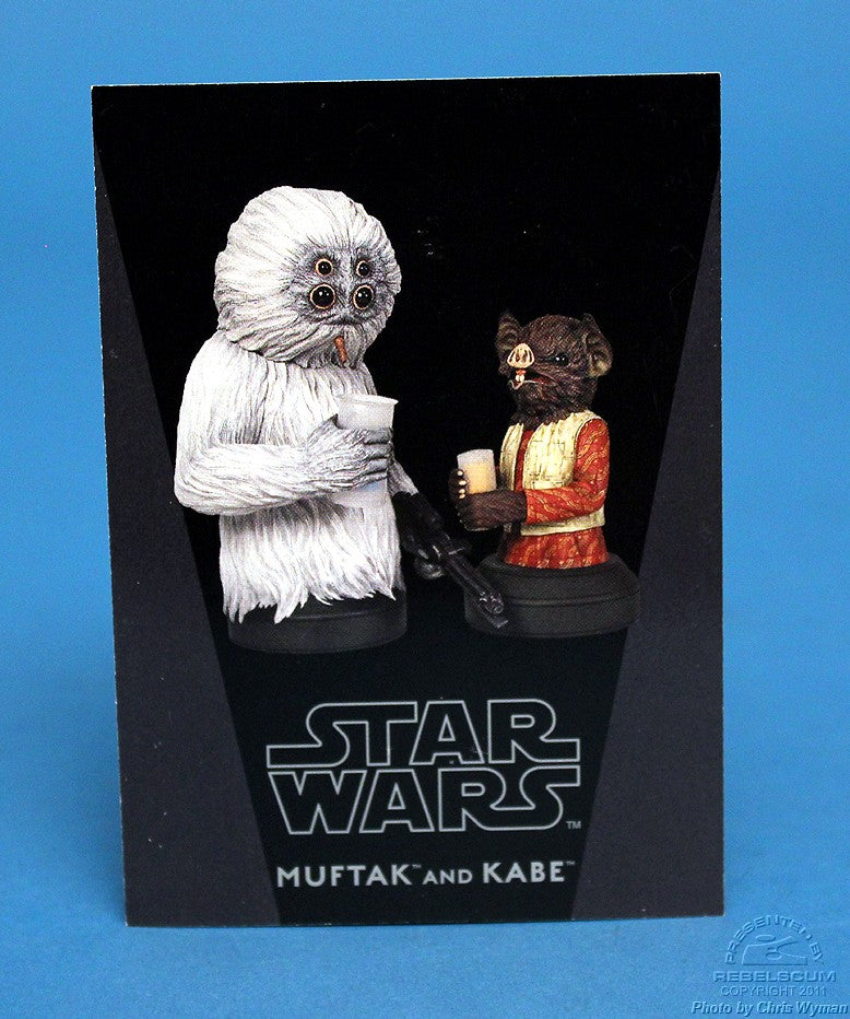 GENTLE GIANT - Star Wars - Muftak and Kabe - Mini Bust