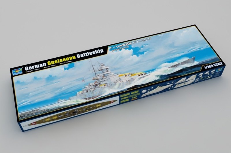 TRUMPETER - German Gneisenau Battleship  1/200