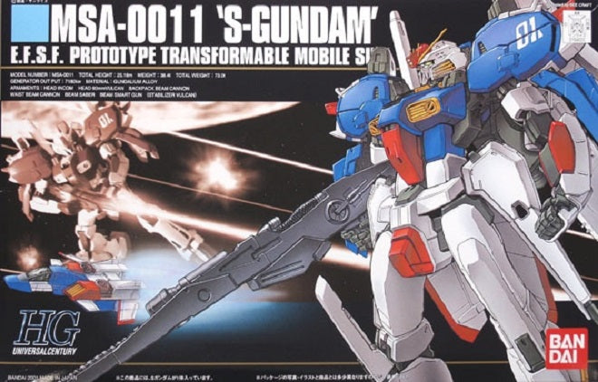 BANDAI MODEL KIT - Gunpla - HG Universal Century - MSA-0011 Gundam S #023 1/144