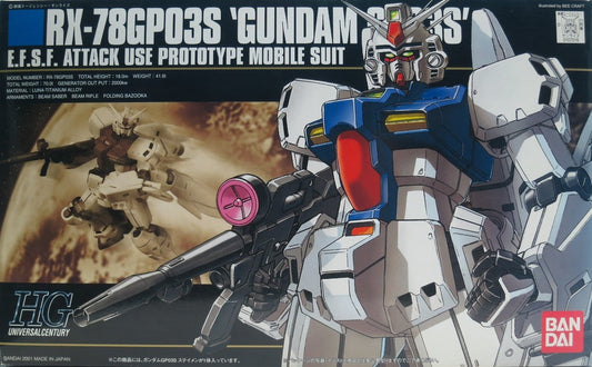 BANDAI MODEL KIT - GUNPLA - HGUC RX-78GP03S GUNDAM #025 1/144