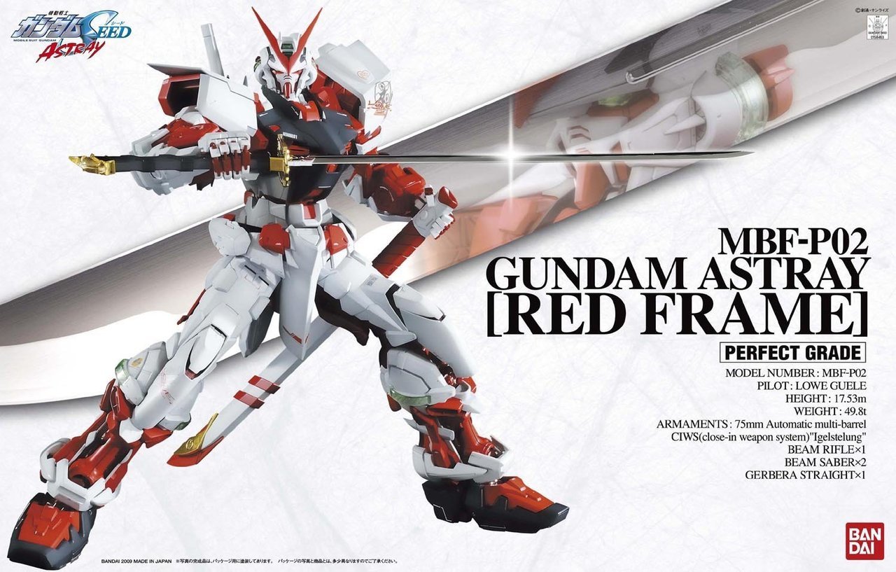 BANDAI - Gunpla - PG Gundam Astray Red Frame 1/60