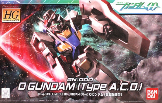BANDAI - Gunpla - HG GN-000 0 Gundam Type A.C.D. #45 1/144
